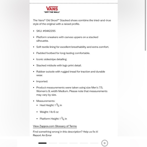 VANS OLD SCHOOL STACKED
CHECKERED SHOE SNEAKERS black white Men's 5.5 /Women's 7 - Picture 2 of 10